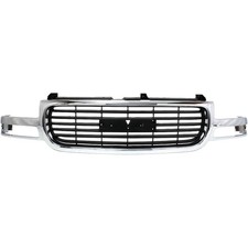 Grille Assembly For 99-02 Gmc Sierra 1500 2500 00-06 Yukon Xl 1500 Chrome Shell