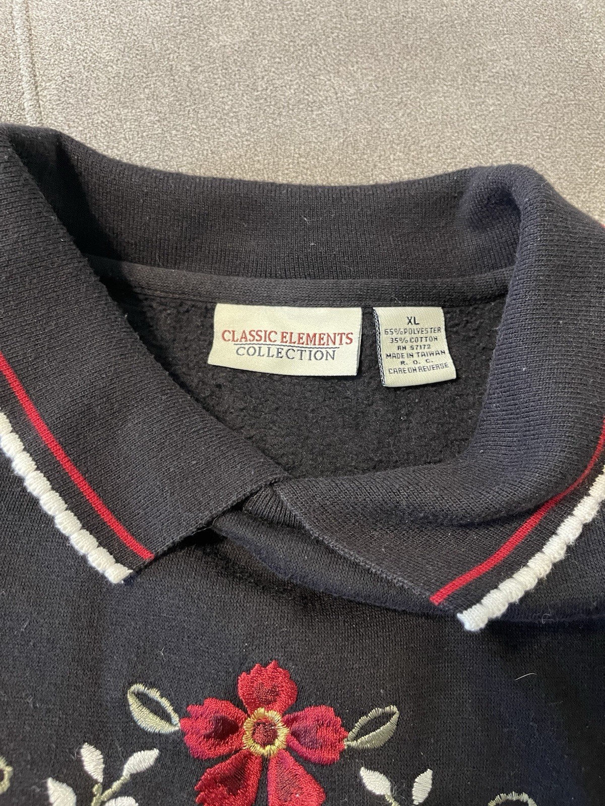 Classics Elements Collections Black & red embroid… - image 7