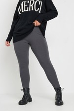 Yours Curve Women's Plus Size Ribbed Leggings