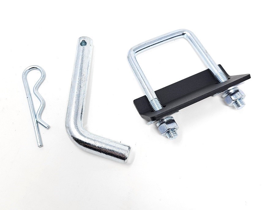 Chrome Tow Hitch Step Bar Guard Fit 2" Receiver 36" Curved Brake Spot Lights LED