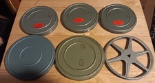 Vintage 8mm Film Lot 4 Full Reels Kodak processed Reelane Scherer Take-up Case