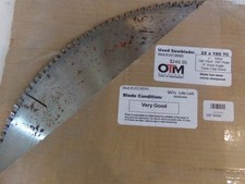 OTM 22" SAW BLADE 22 x 180 TC 1" ARBOR, APPROX 90% LIFE LEFT UST-B0083 - USED