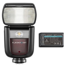 Flashpoint Zoom Li-on III R2 TTL On Camera Flash for Nikon, 76ws 2.4GHz 1/8000s