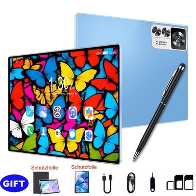 2026 Tab 10Zoll Android 15 Tablet 22GB RAM 256GB Octa-Core 1920*1200 Tablet Pad