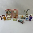Vintage Playmobil 70895 Victorian Doll House Large Tub Bathroom