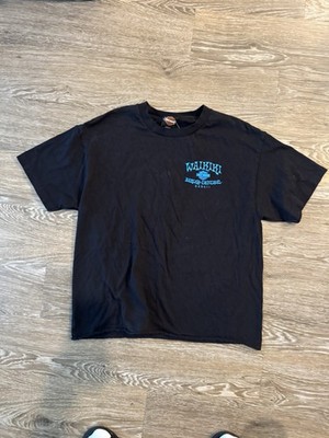 Vintage Harley Davidson Hawaii Shirt Mens Large Hula Girl on Motocycle Y2K 