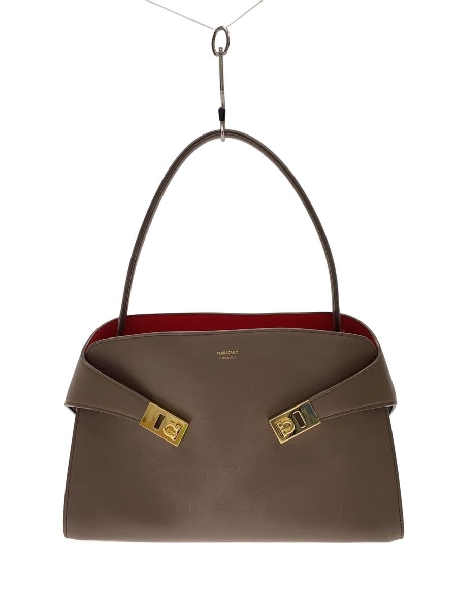 Salvatore Ferragamo Tote Bag Leather BRW 219816 780592 HUG Hug Soft Bicolor