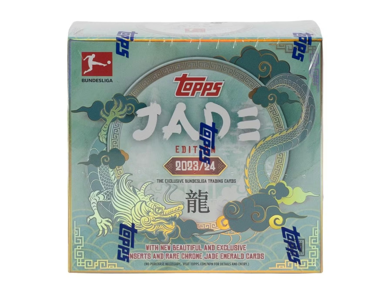 Topps Jade Bundesliga Hobby Soccer Box 2023-24 Trading Card Display