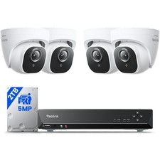 REOLINK 5MP 8CH Home Security Camera System with 2TB HDD RLK8520D45MP