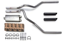 2009-2019 Chevy Silverado Borla Proxs Mandrel Dual Truck Exhaust Kit Black Tips