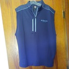 FootJoy Men's Lightweight 1/2 Zip Golf Vest Blue/Gray Sleeveless  XL First Tee — photo 1