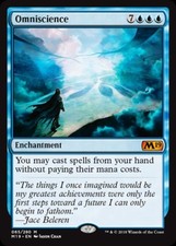 MTG English Omniscience NM Normal Magic 2019 Core Set