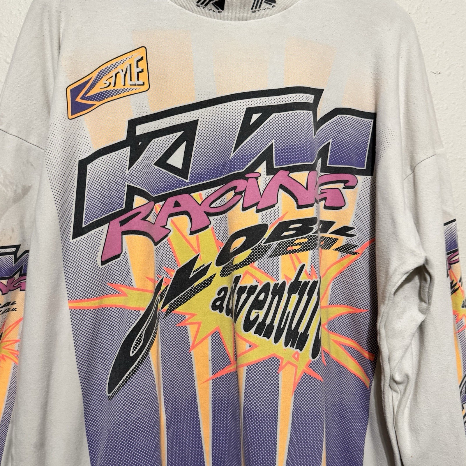 Vintage 80s KTM Racing K Style Motocross Jersey BMX L… - Gem