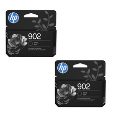 2 PACK HP 902 Black Standard Yield Ink Cartridge