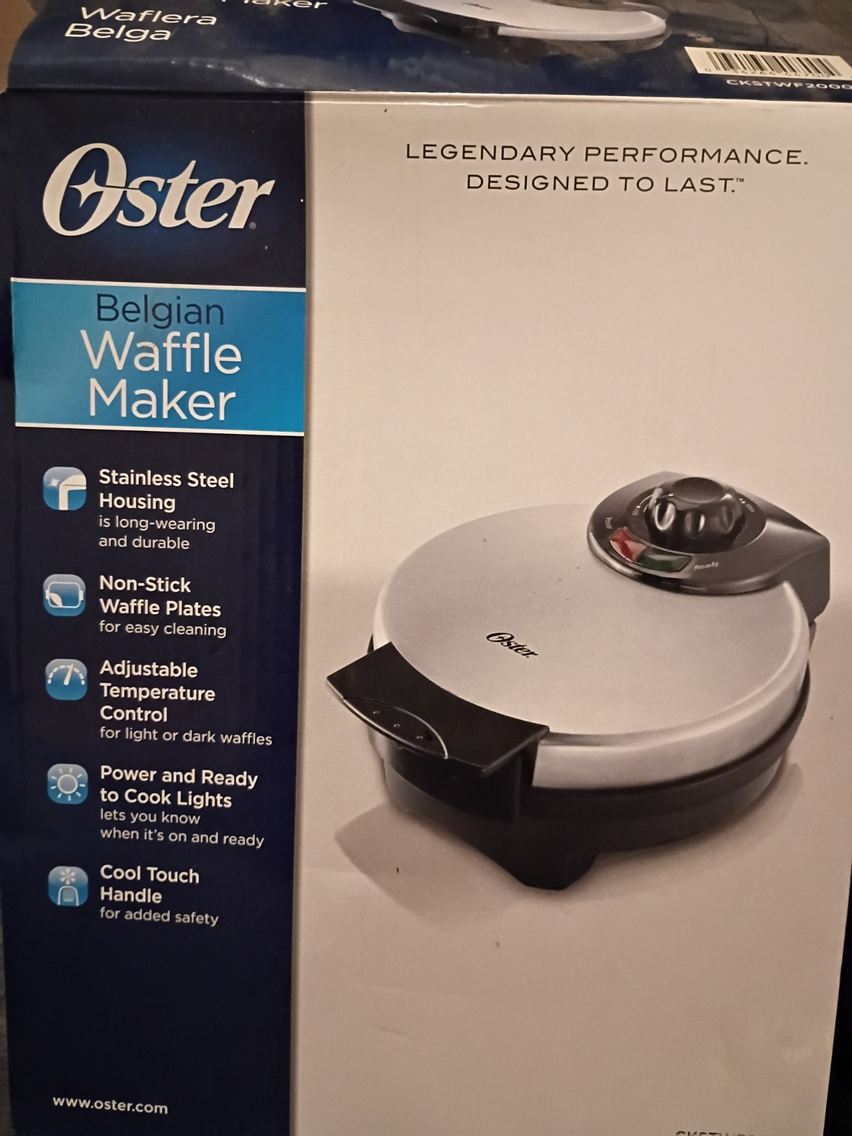 Stainless Steel Non-stick Adjustable Temp Ckstwf2000