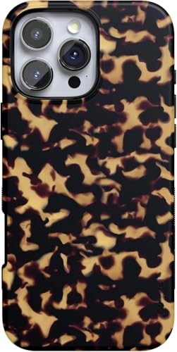Casely iPhone 16 Pro Max Tortoise Print Case Military Grade Shockproof Protection