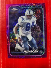 2024 Topps Chrome - Jay Novacek #50 Pink Sparkle Refractor /399 Cowboys