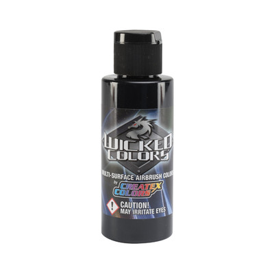 Createx Wicked Opaque Jet Black 2oz (60ml) Airbrush Farben