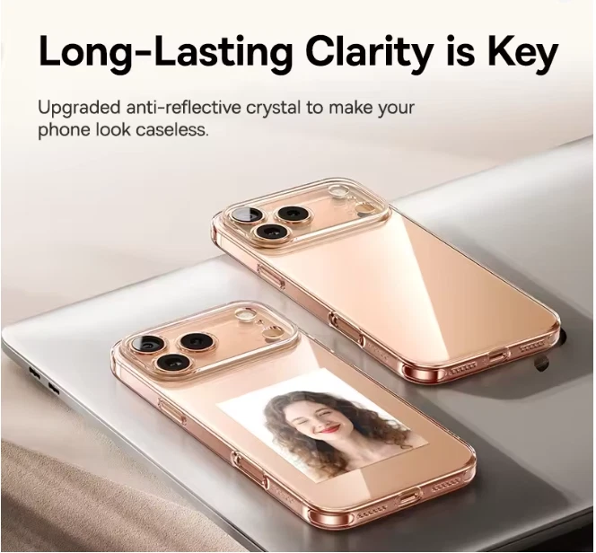 Funda Carcasa Transparente Baseus Suave TPU Anti-caída Ultra Delgada Cubierta Para iPhone 17 Pro Max Foto 3 de 4