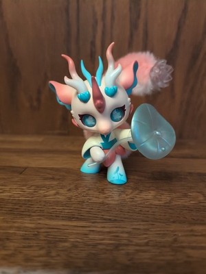 Cup Rabbits Flower and Dragon Series Mini 4.5'' Figure Anime Gift Toy