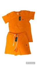 Men s Polo Shorts T-shirt Set
