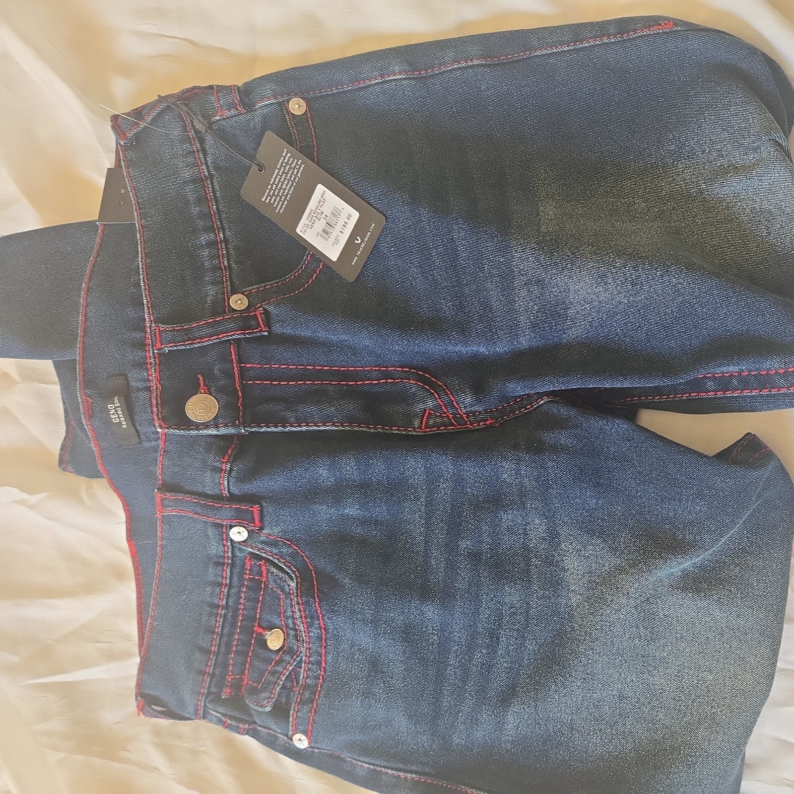 True Religion Mens Original Denim Bootcut Blue Jeans  size W 34  L 32 image 2