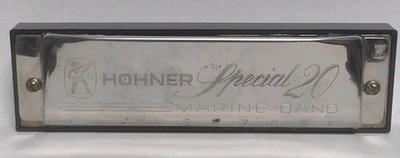 Hohner Harmonica Special 20 Key Of E Marine Band Made in Germany Vtg Pls READ