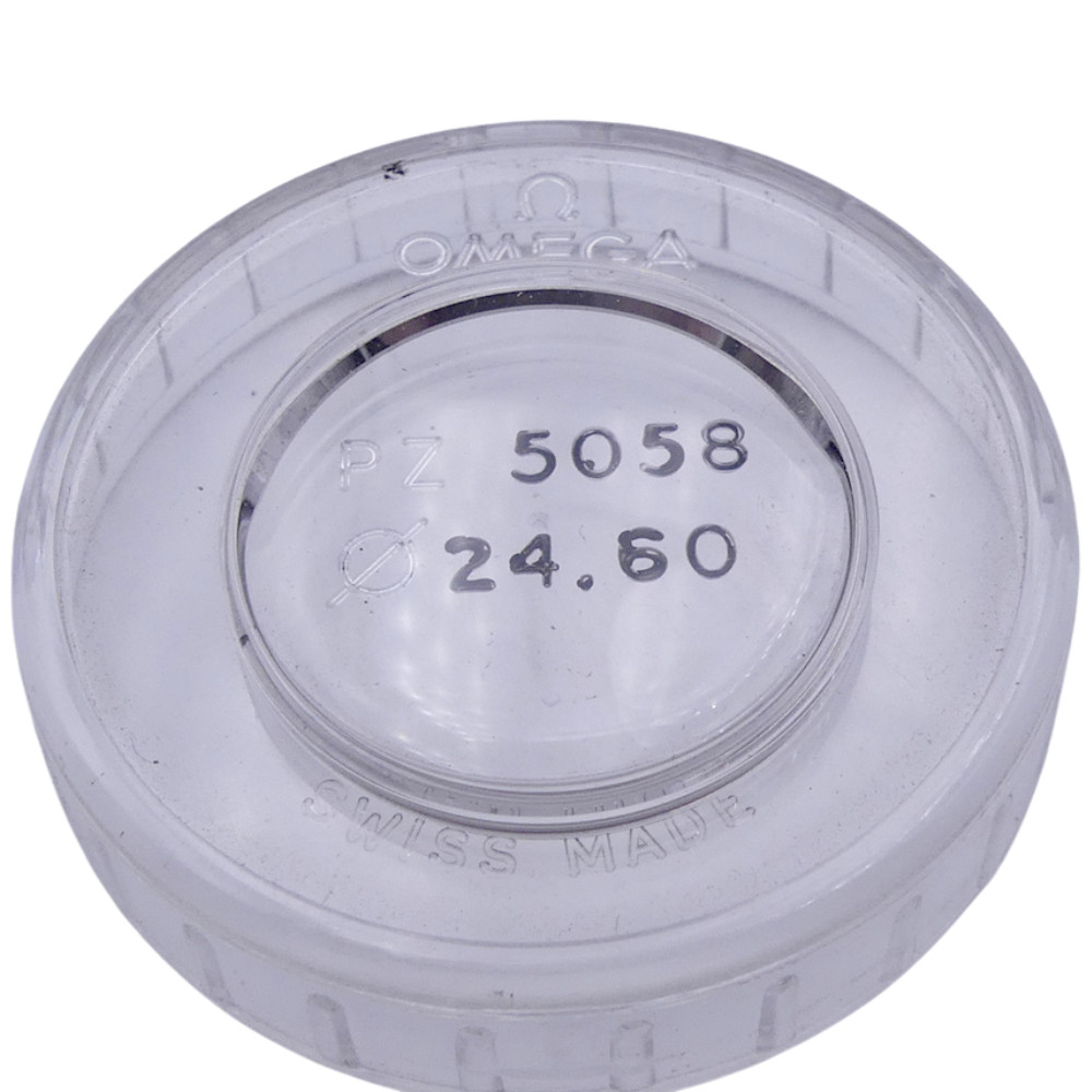 Verre Omega 565 006 PZ5058 d'origine pour restauration horlogère