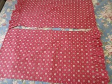 Vintage Ralph Lauren Tisbury Pair of King Pillowcases 100 Cotton-True Red-A