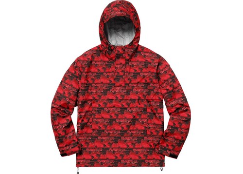 Pullover con cappuccio Supreme World Famous con nastro cucitura rosso taglia S piccolo NUOVO autentico - Foto 4 di 5