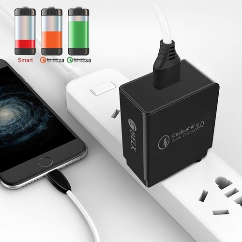 Quick Charge 3.0 QC 3.0 18 W Chargeur mural USB (compatible avec 2.0) - Photo 5 sur 7