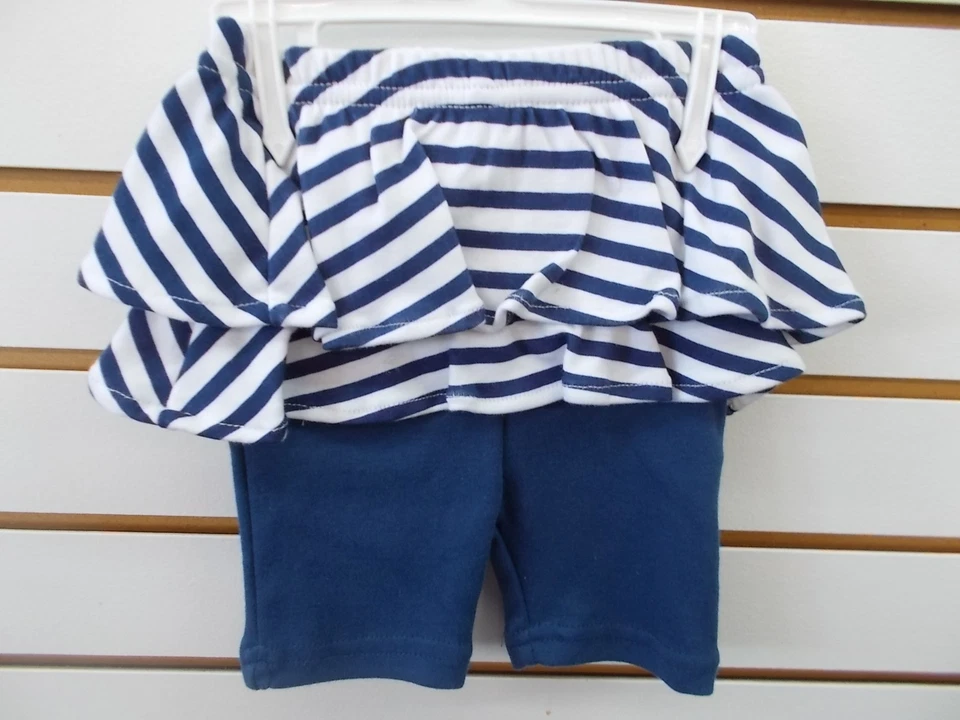 Conjunto cisne azul marino y blanco 2 piezas Rumble Tumble para niñas infantiles talla 3/6 meses Foto 4 de 4