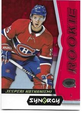 2018-19 Upper Deck Synergy JESPERI KOTKANIEMI Rookie Red Parallel #96