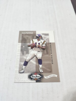 2002 Fleer Box Score 1st Edition Daunte Culpepper # 8 #ed 8/100 Extremely Rare!!