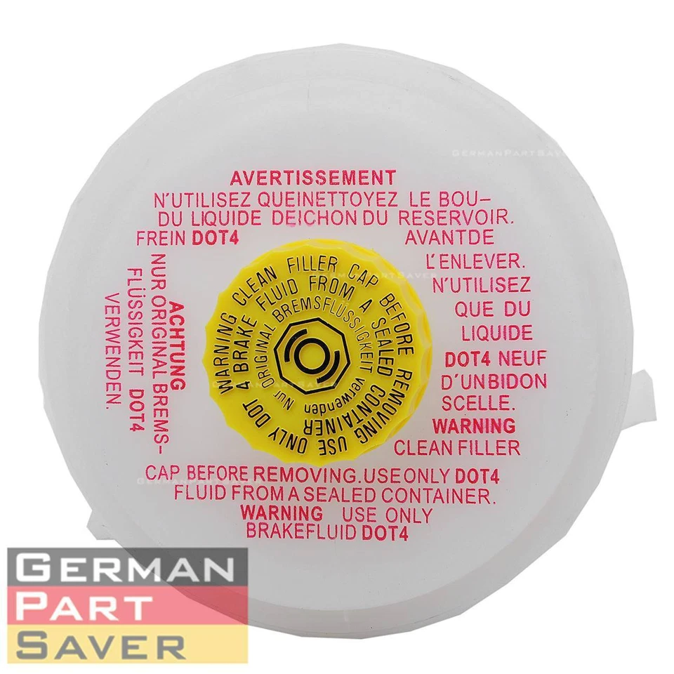 Tanque de depósito de cilindro maestro de líquido de frenos para VW Passat Audi A4 Quattro S4 A6 Foto 4 de 4