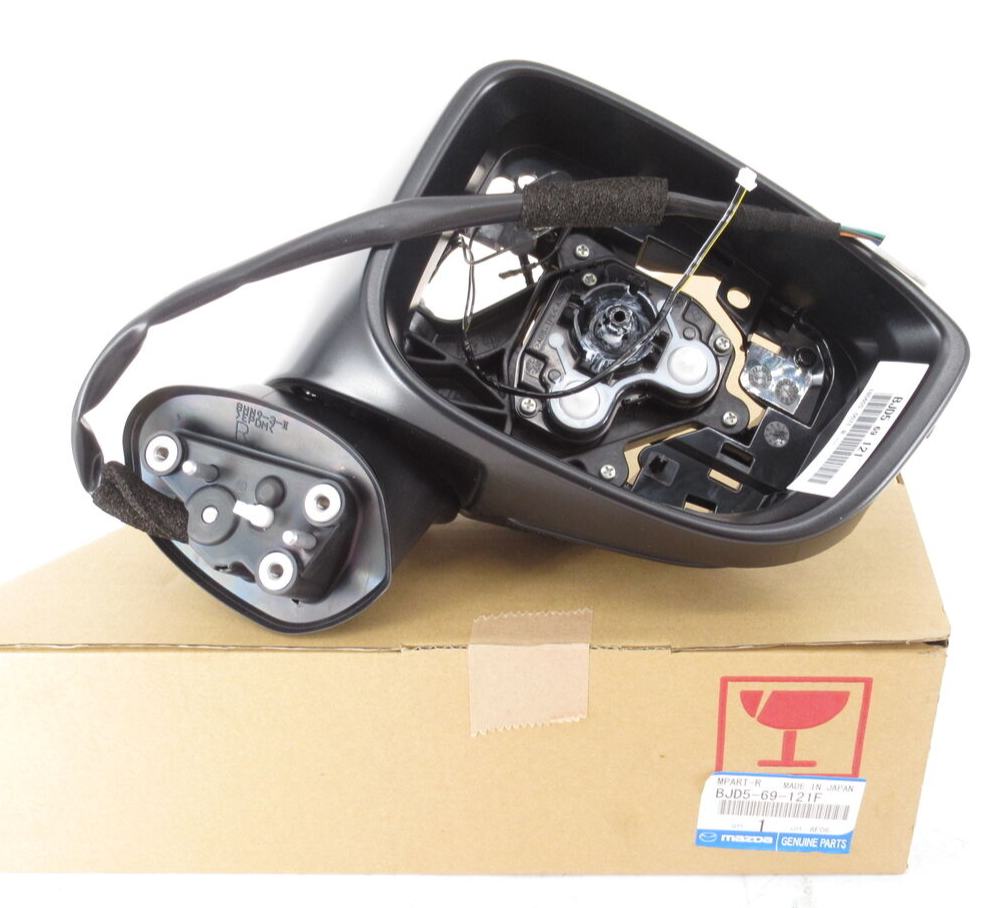 Genuine OEM Mazda BJD5-69-121F Passenger Side View Mirror Body