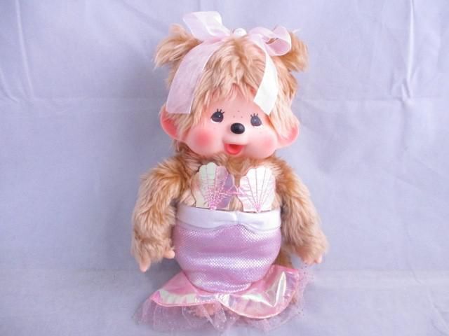 Monchhichi Mermaid Princess M Size Twintails Pink Fairy Tail