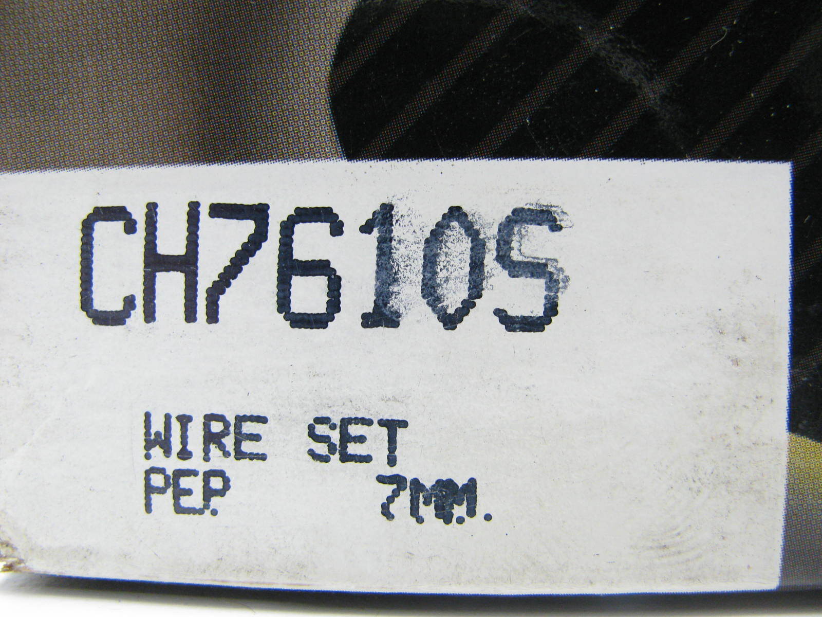 BWD CH7610S Ignition Spark Plug Wire Set 19881991 CHEVY GM 4.3L V6