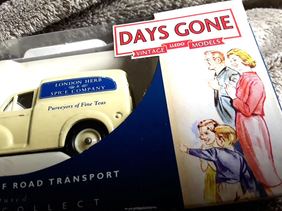 Days Gone Yellow Vintage Lledo Models London Herb & Spice Company Van