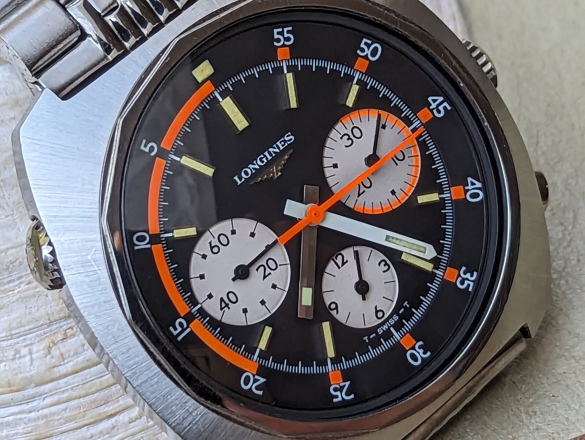 Vintage 1969 Longines Diver Chronograph Regatta Ref. 8224-4 w