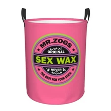 Mr Zogs Surfing Sex Wax Laundry Hamper Large Clothes Storage Basket Toys Bin