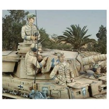 1/35 Resin WWII German Tank Crew 4 Kit Unpainted Unbuild FY073