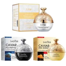 Anti-Wrinkle Cream For The Face, Collagen, Pearl, Firming, Blurs The Wrinkles+