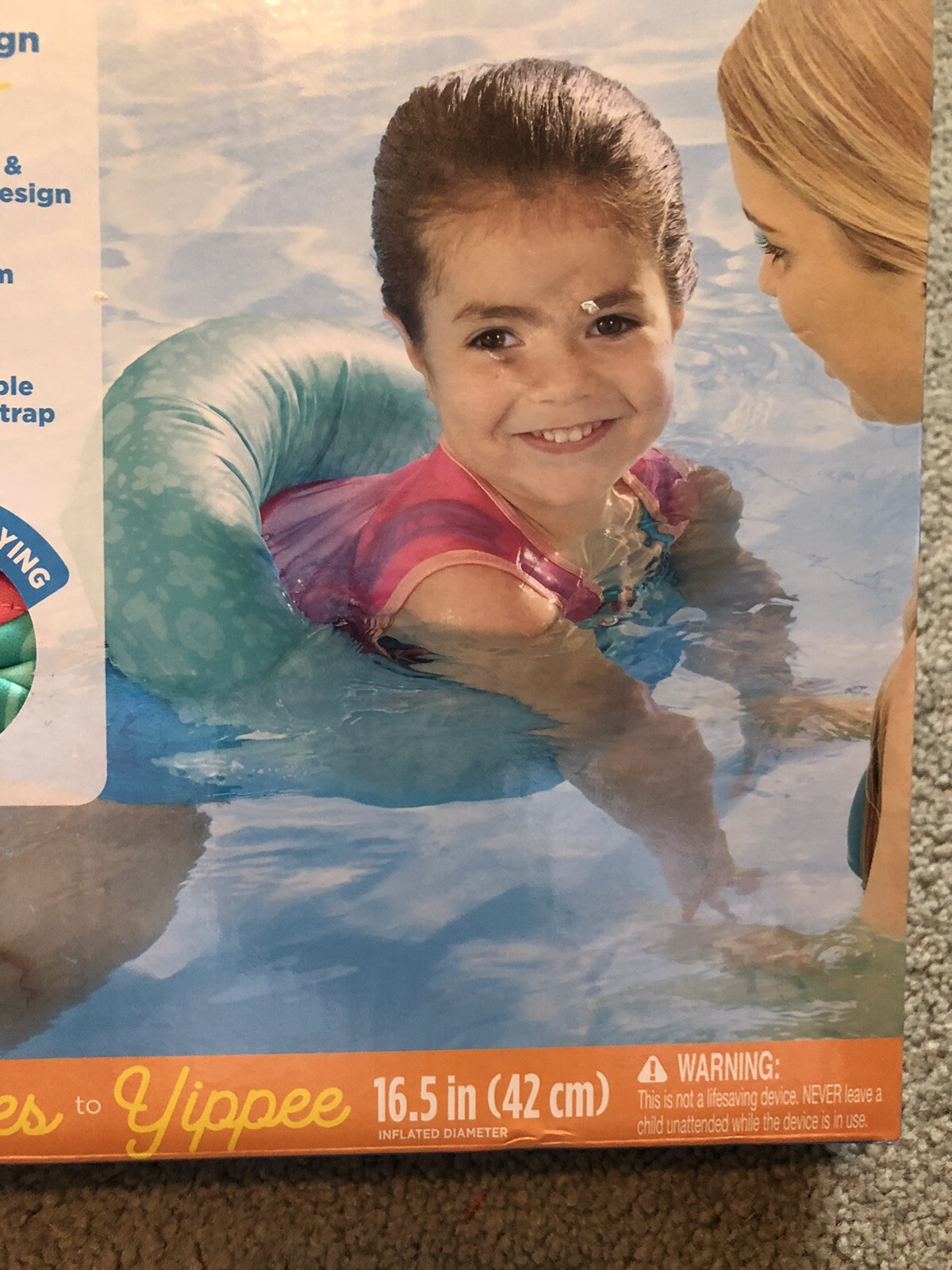 SWIM SCHOOL TOT TRAINER LEVEL 2 PINK/TURQUOISE ADJUSTABLE AGES 24 eBay