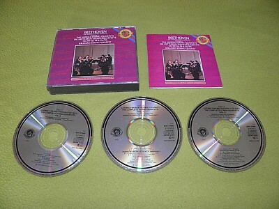 Beethoven Complete String Quartets 7-11 - Juilliard String Quartet 1983 Box 3xCD