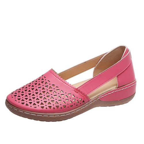 Sandali donna bassi estivi antiscivolo comfort punta chiusa scarpe da passeggio DE - Foto 29 di 31