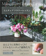 Miniature Rosy Yukari Miyazaki Flowers Lesson using Polymer Clay Book Japanese