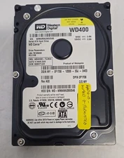 WESTERN DIGITAL WD400BD-75JMC0 40GB SATA HARD DRIVE DCM: HSBHYTJCH