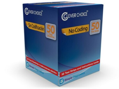 Clever Choice Auto-Code Voice Plus 50 Test Strips For GLucose Care