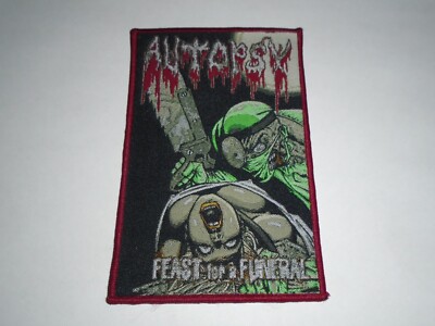 AUTOPSY FEAST FOR A FUNERAL WOVEN PATCH